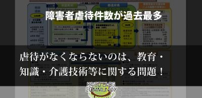 障害者虐待がなくならないわけは？